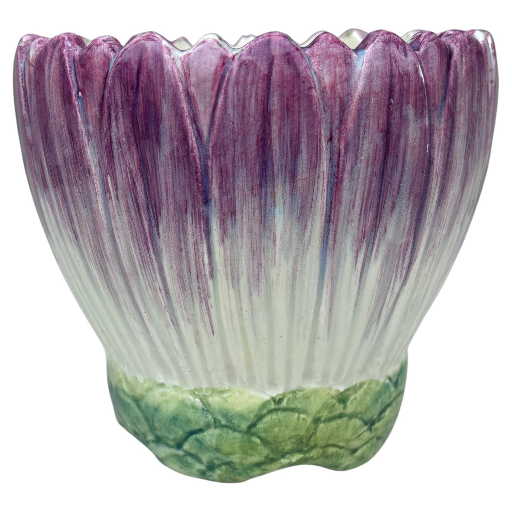 Vaso in maiolica Delphin Massier Circa 1890