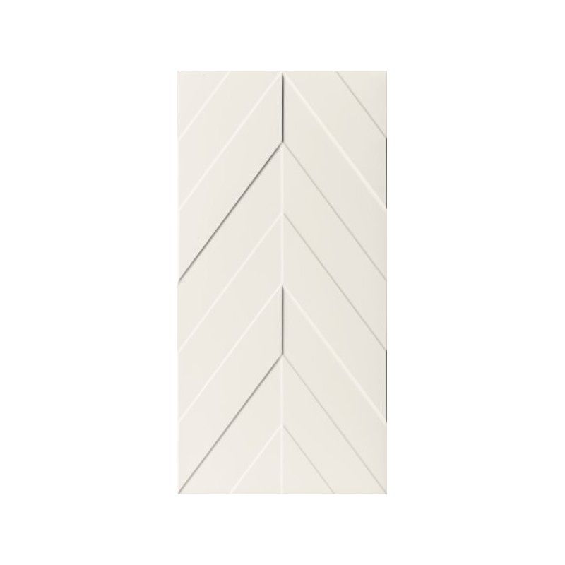 4D.CHEVRON WHITE MATT 40x80cm Marca Corona D730